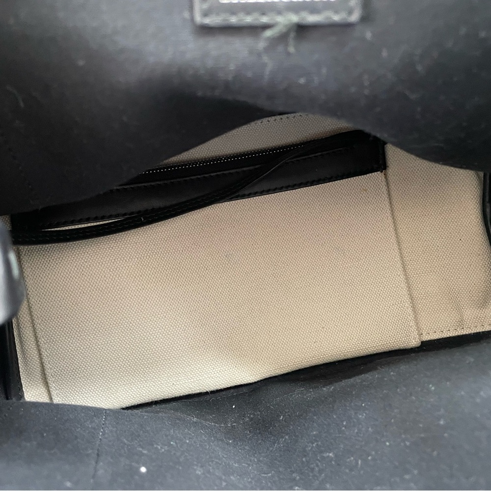 Balenciaga Black and Cream Tote Bag